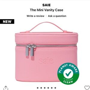 SAIE Beauty Mini Pink Vanity Case
